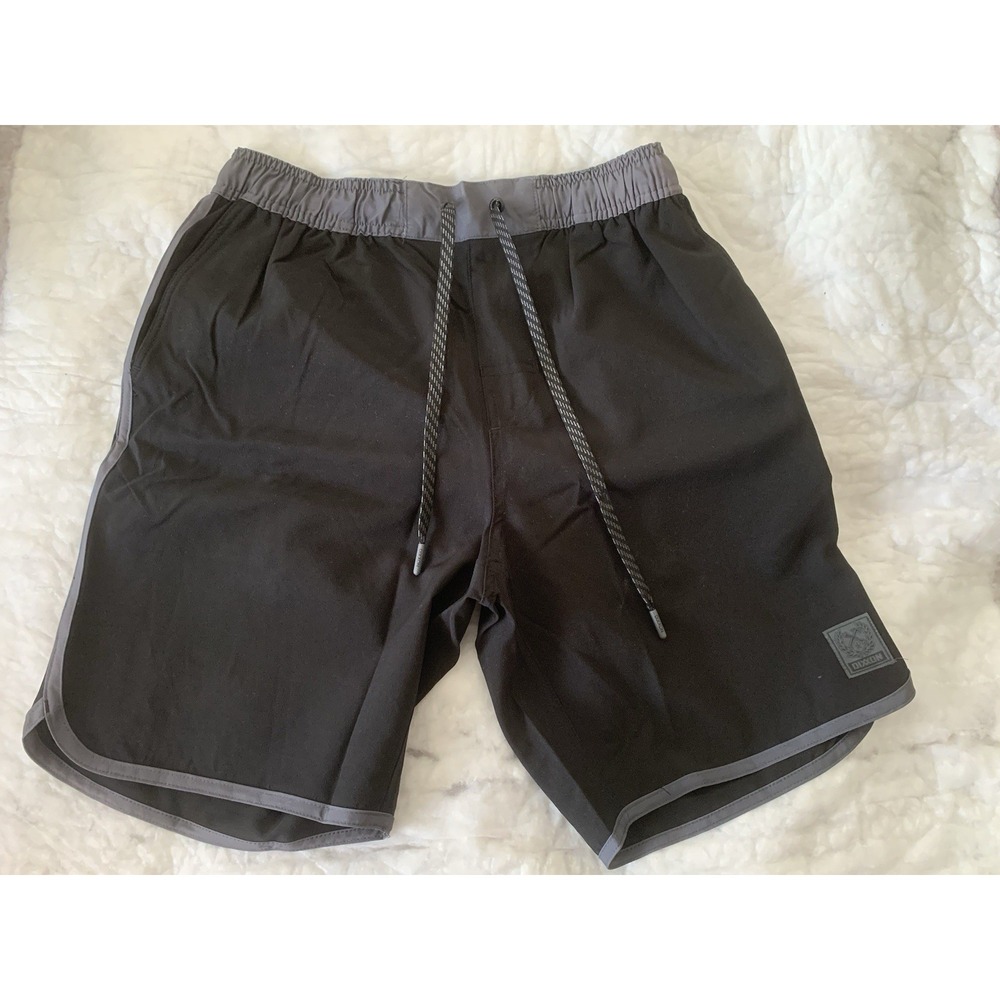 NWOT Dixxon Flannel Co The Chad Premium Athletic Black Shorts Men's Small